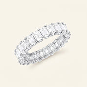 SQUARE LUXE 925 Crystal Ring
