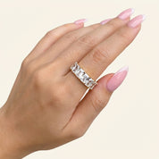 SQUARE LUXE 925 Crystal Ring