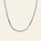 Engraved Herringbone Necklace