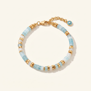 AQUAMARINE BEAD Bracelet