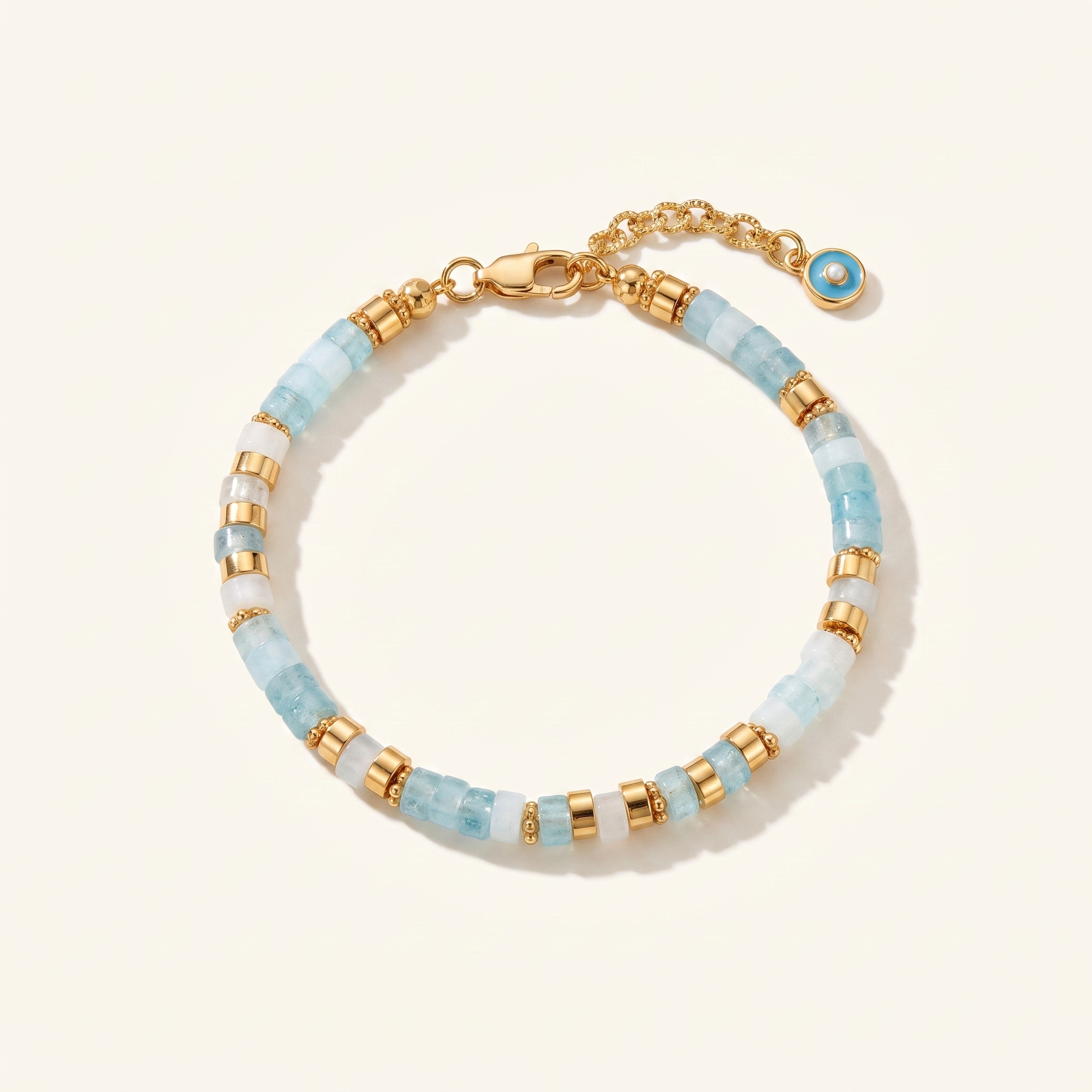 AQUAMARINE BEAD Bracelet