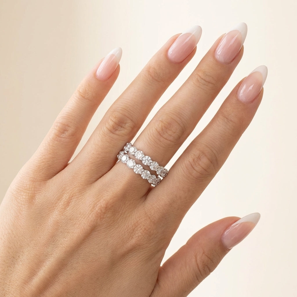 CIRCLE LUXE 925 Crystal Ring
