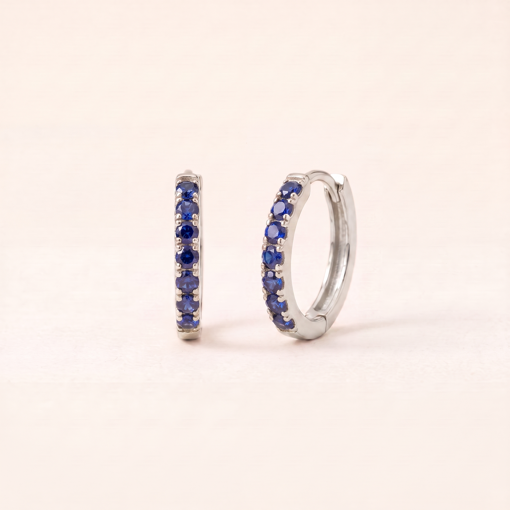Birthstone Huggie Hoops
