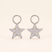 STAR Huggie Hoop Charms