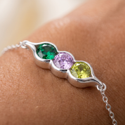 SWEET PEA Birthstone Bracelet