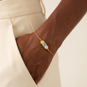 SWEET PEA Birthstone Bracelet