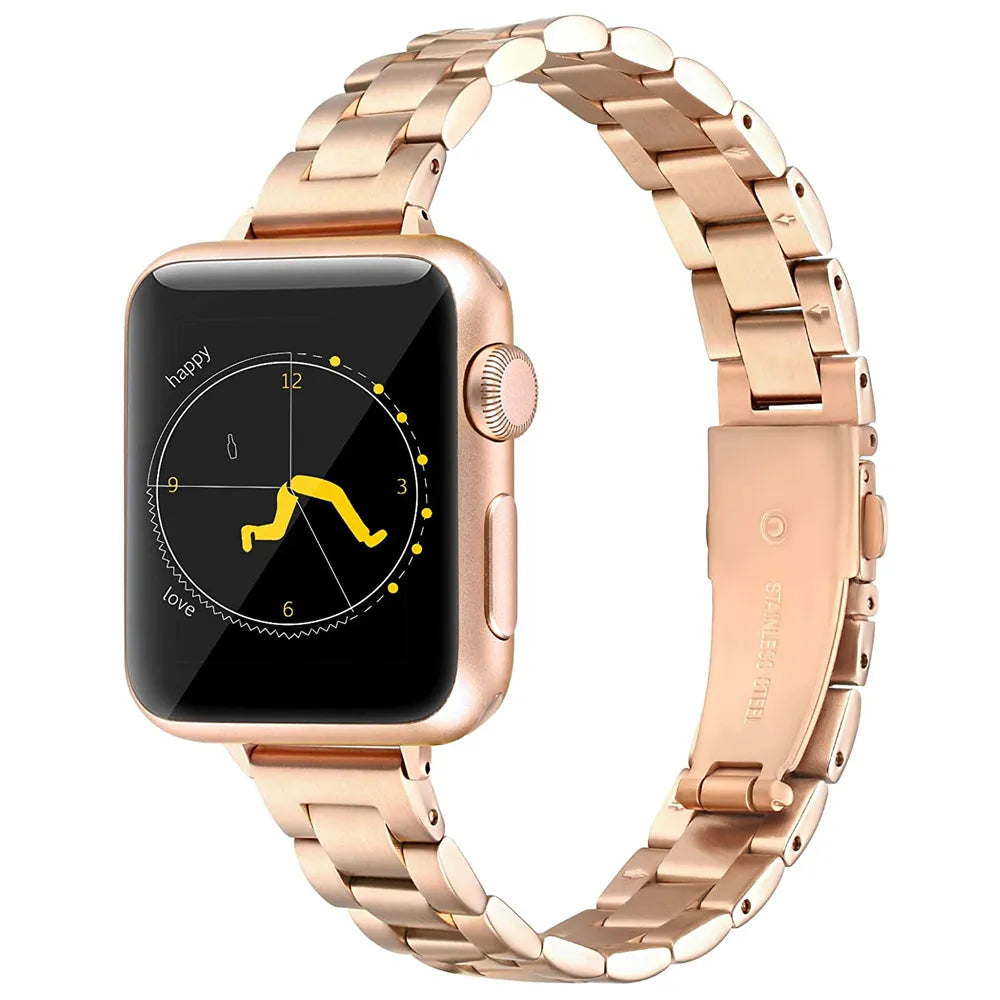 QUINN Thinner Stainless Steel Apple Watch Band