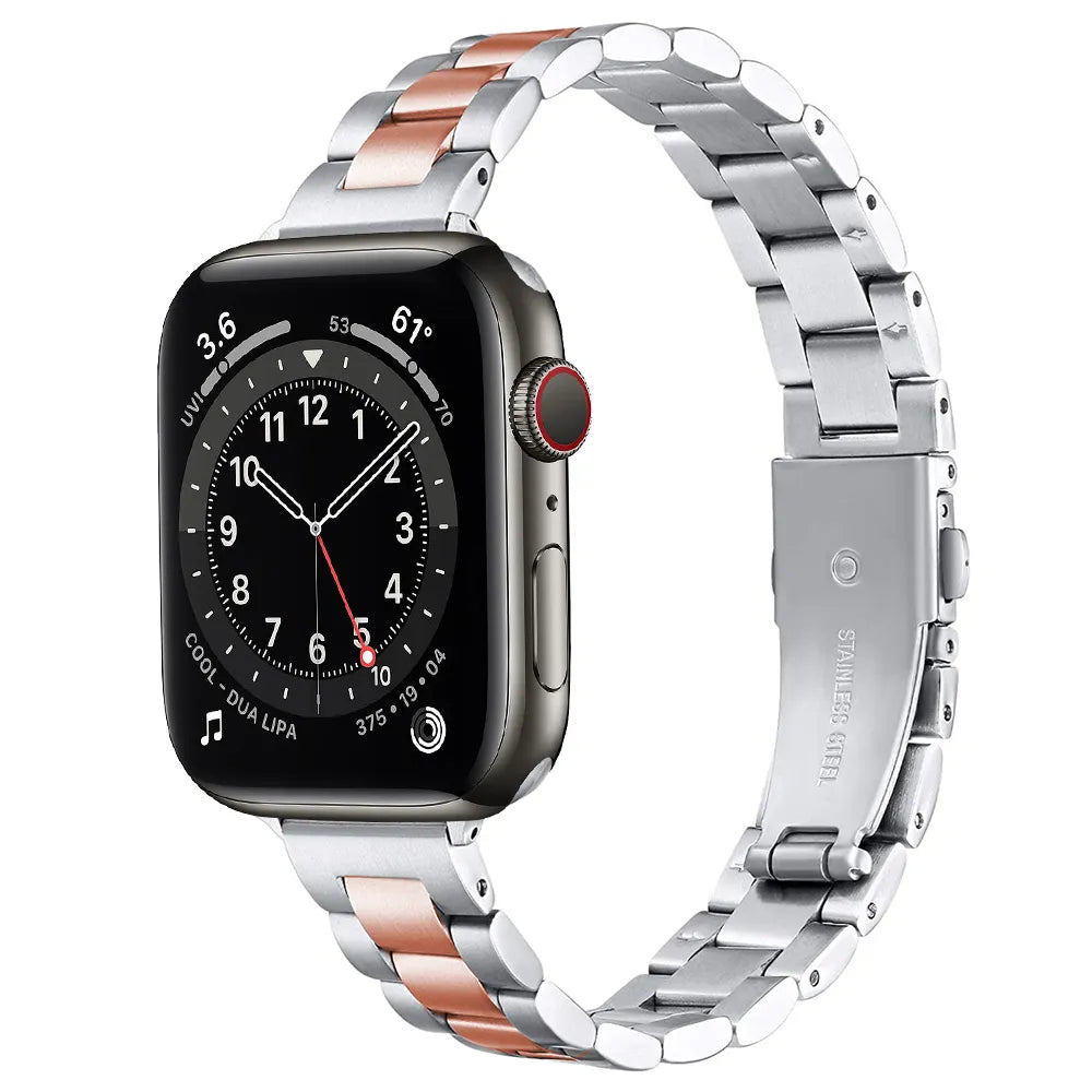 QUINN Thinner Stainless Steel Apple Watch Band
