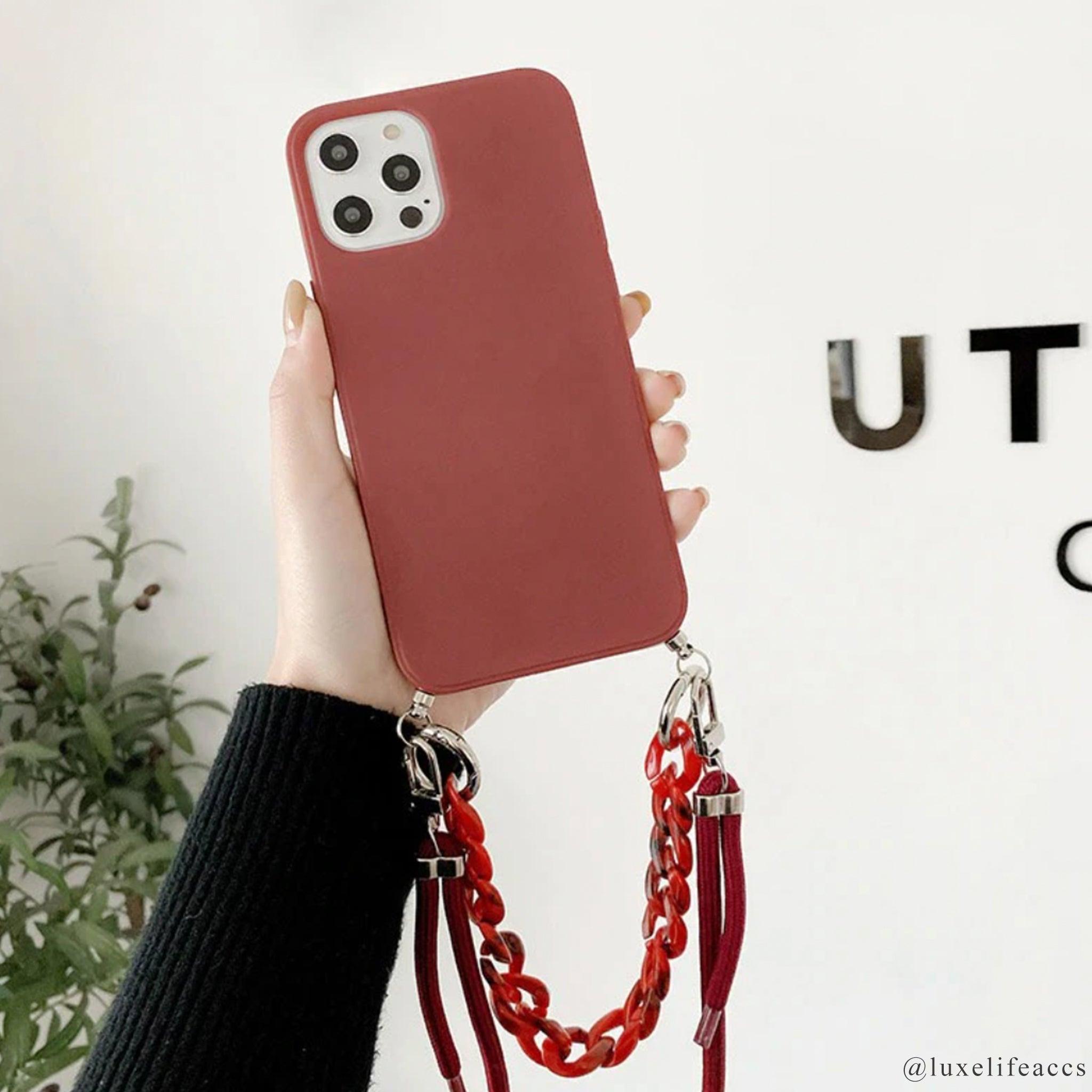 ISLA Resin Chain iPhone Case & Lanyard - Luxe Life Accessories