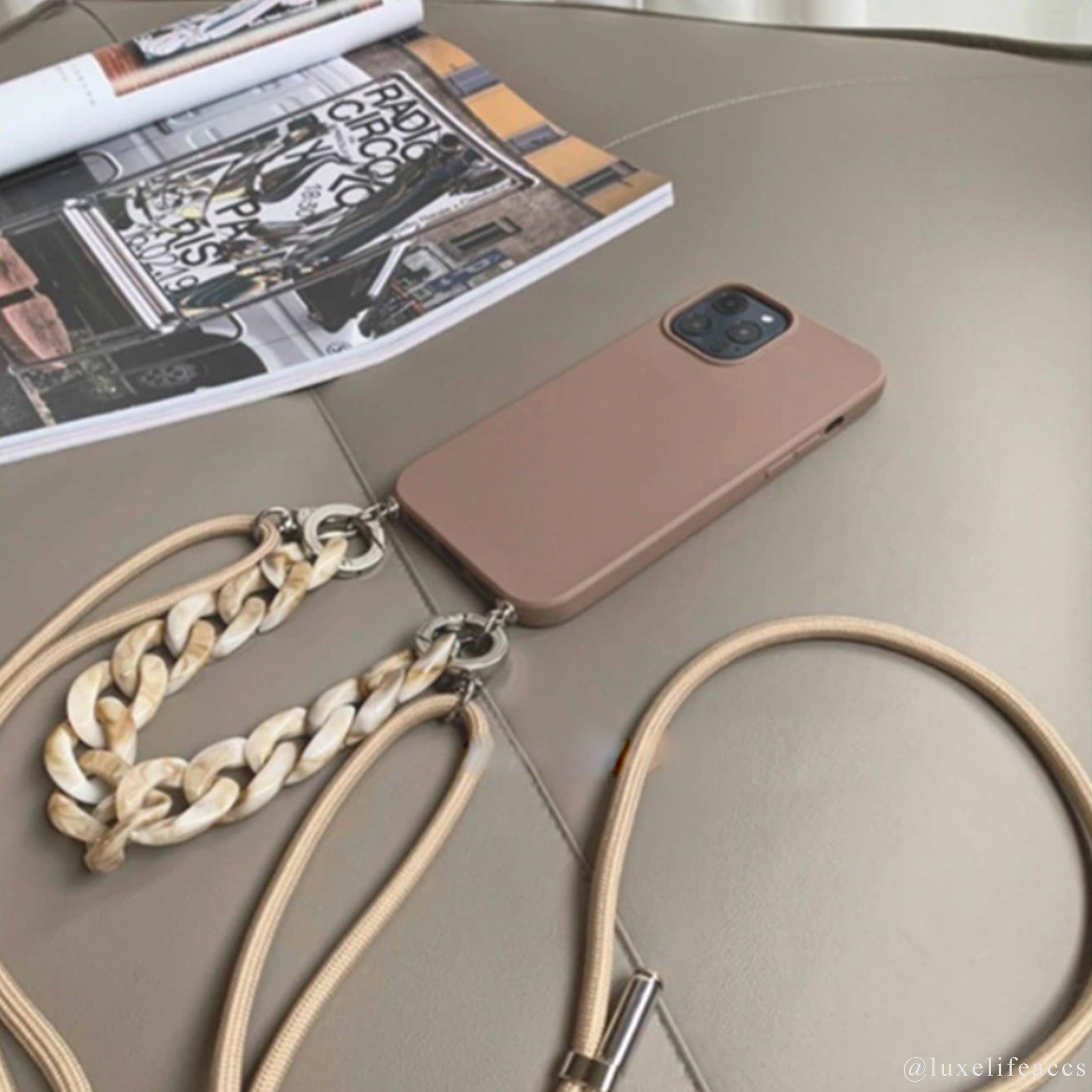 ISLA Resin Chain iPhone Case & Lanyard - Luxe Life Accessories
