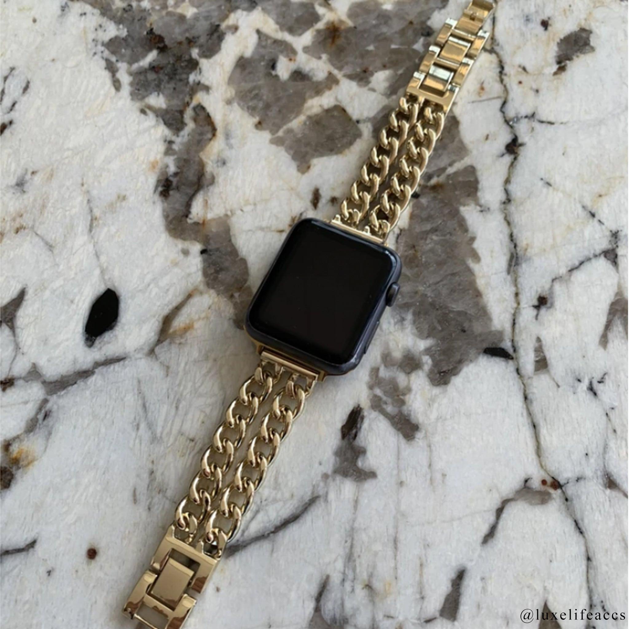 PHOENIX Double Chain Apple Watch Strap - Luxe Life Accessories