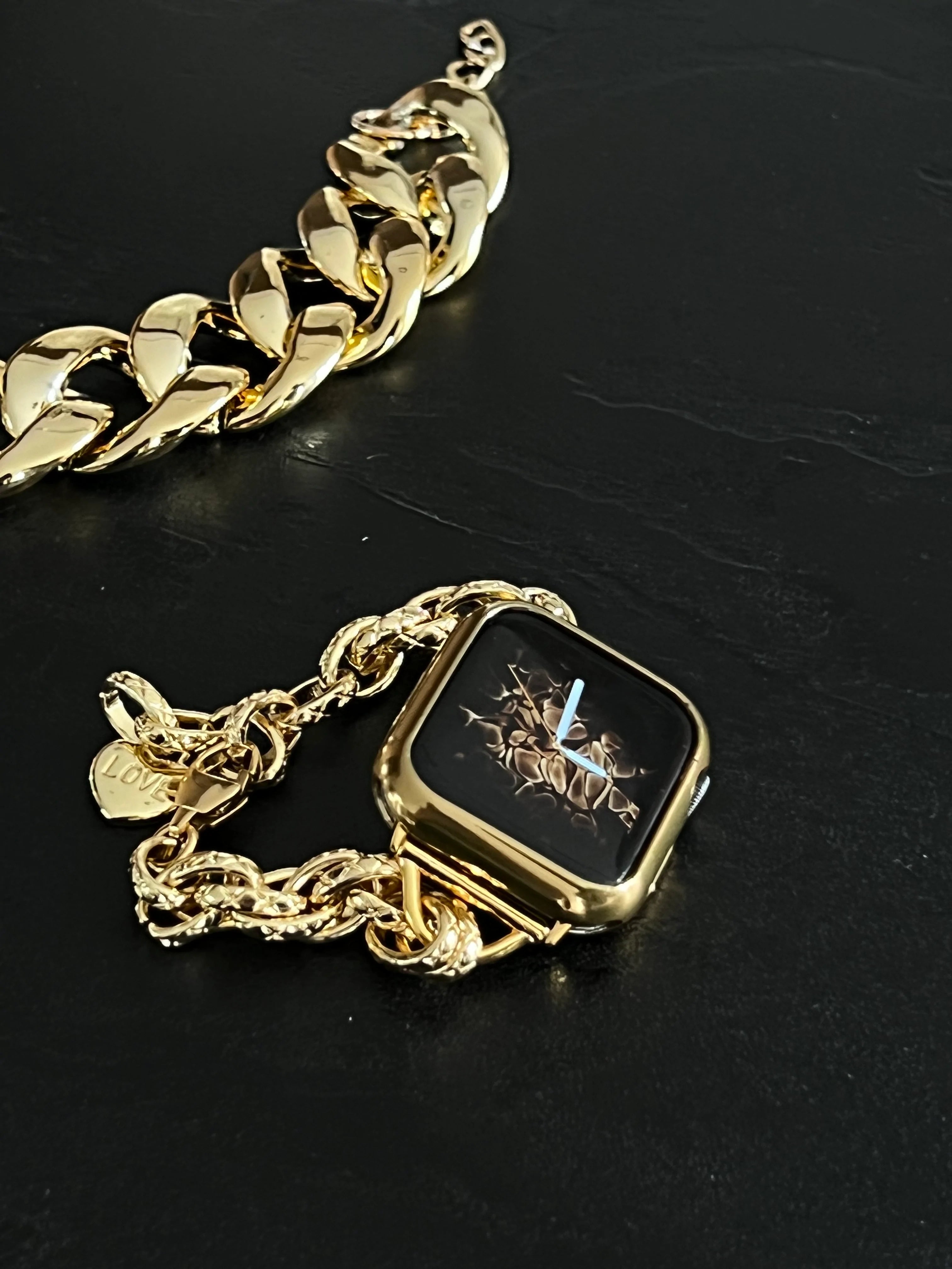 LOVE Stainless Steel Apple Watch Bracelet
