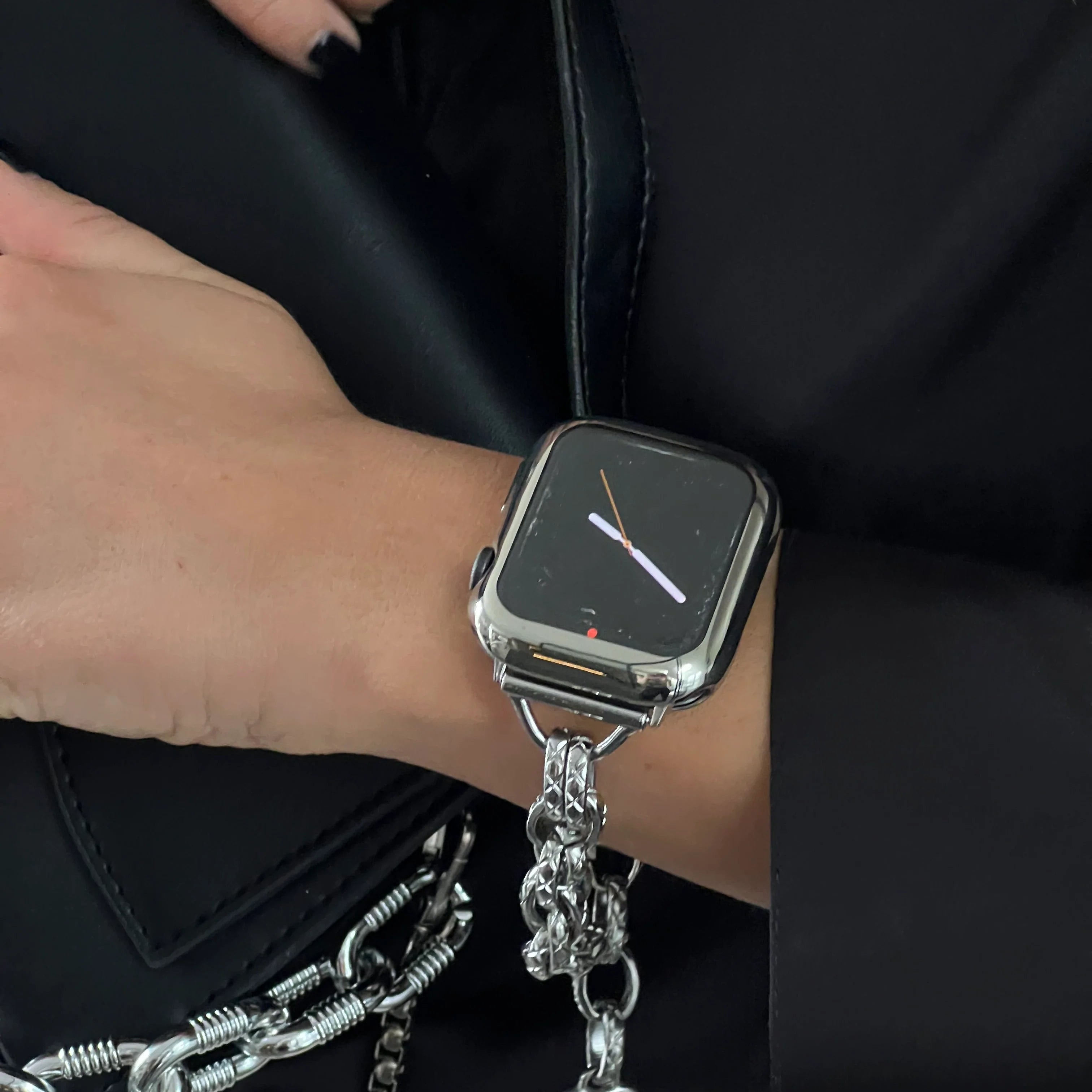 LOVE Stainless Steel Apple Watch Bracelet