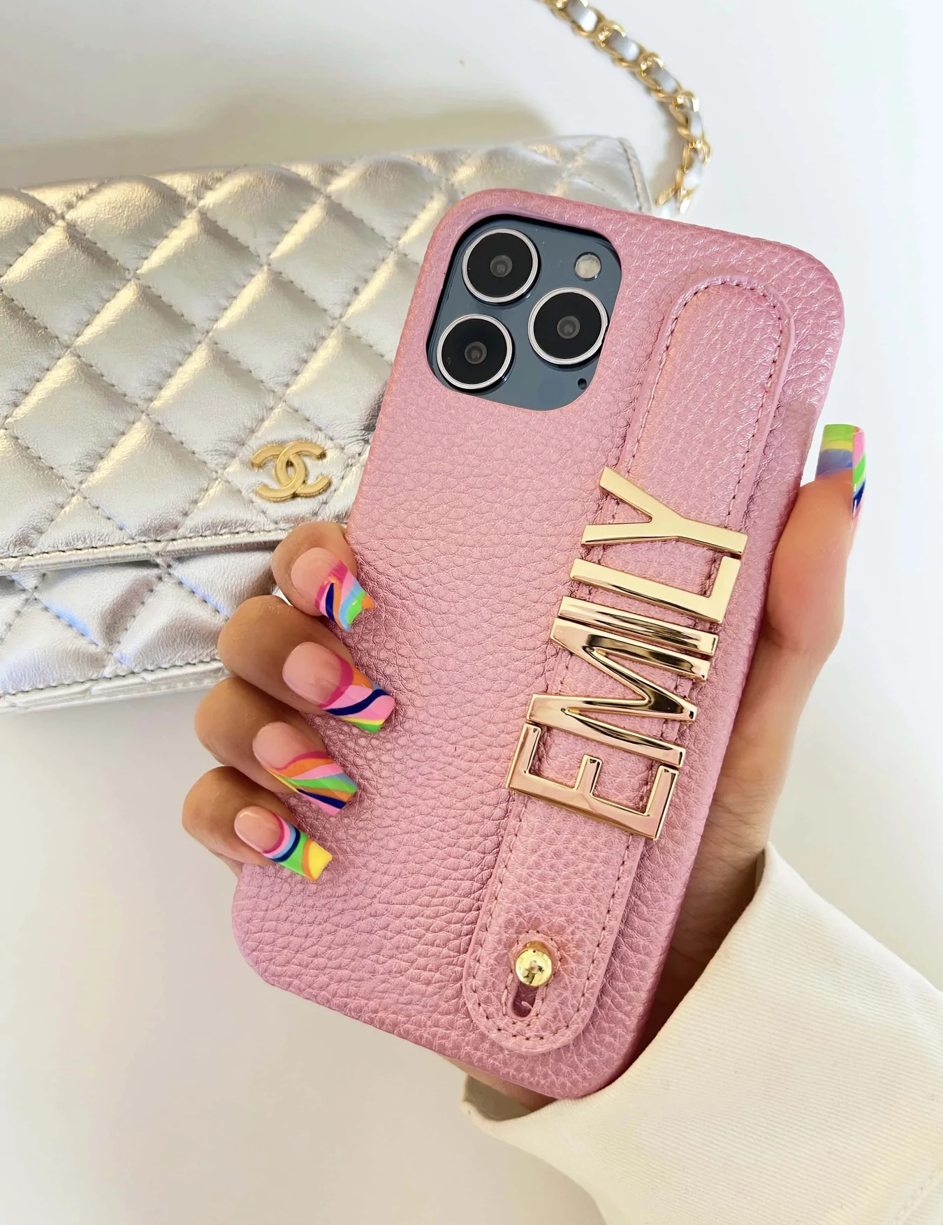 SERENA Custom Lettering Handle iPhone Case