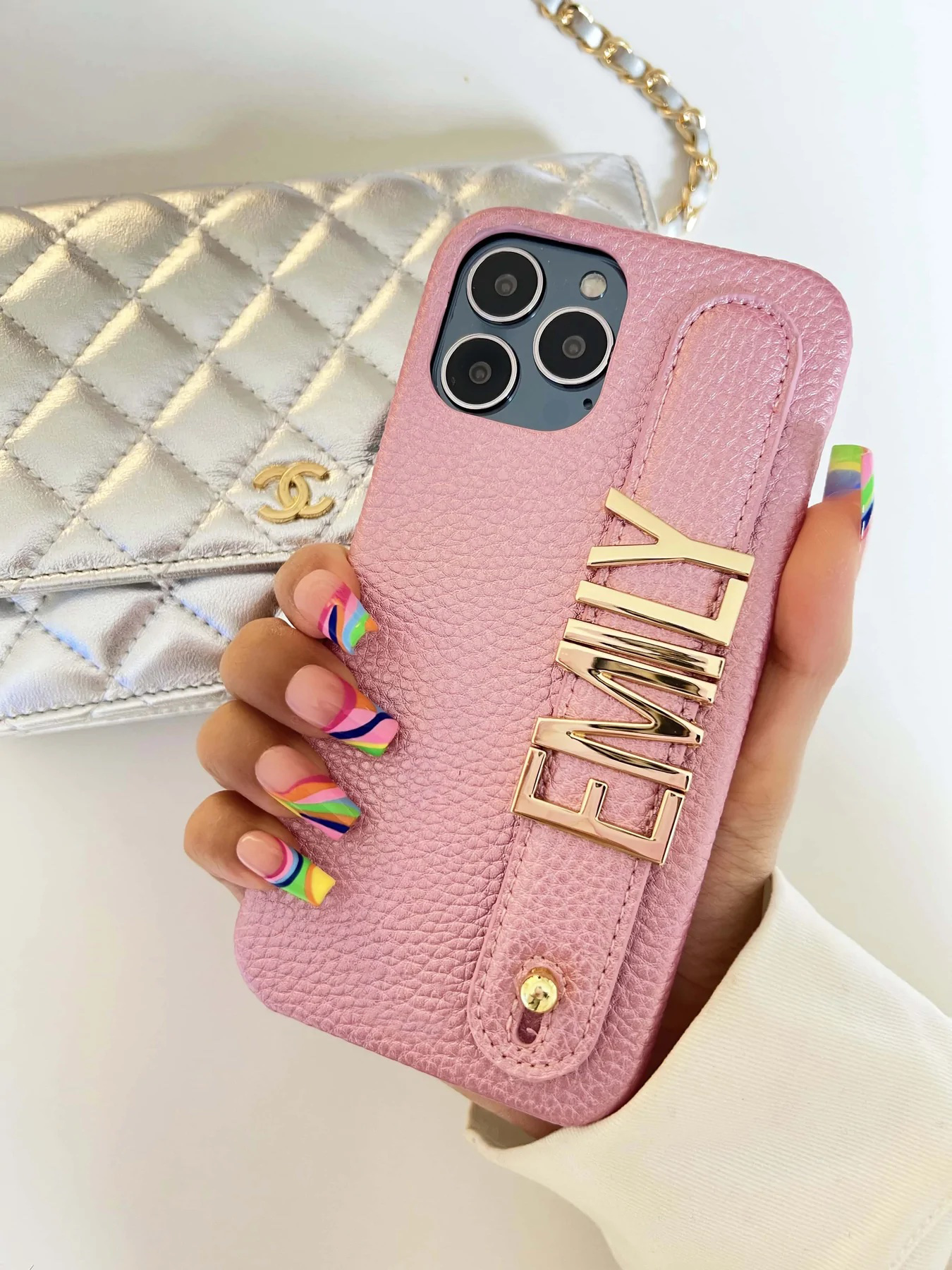 SERENA Custom Lettering Handle iPhone Case
