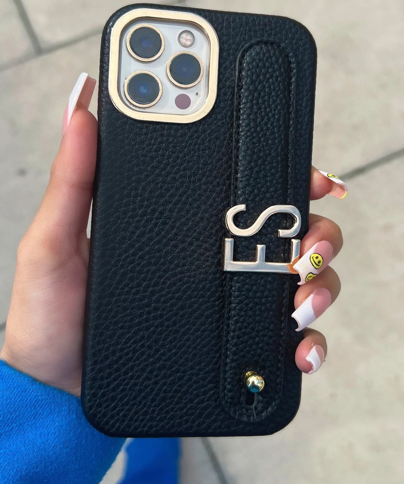 SERENA Custom Lettering Handle iPhone Case