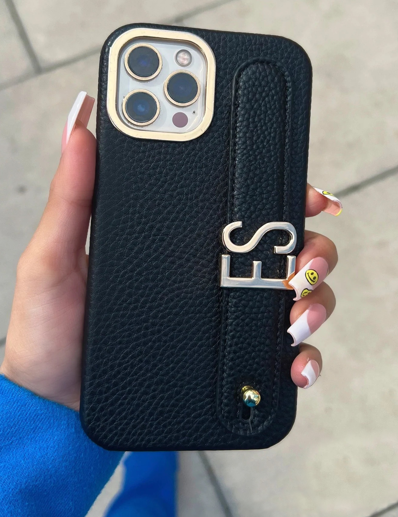 SERENA Custom Lettering Handle iPhone Case