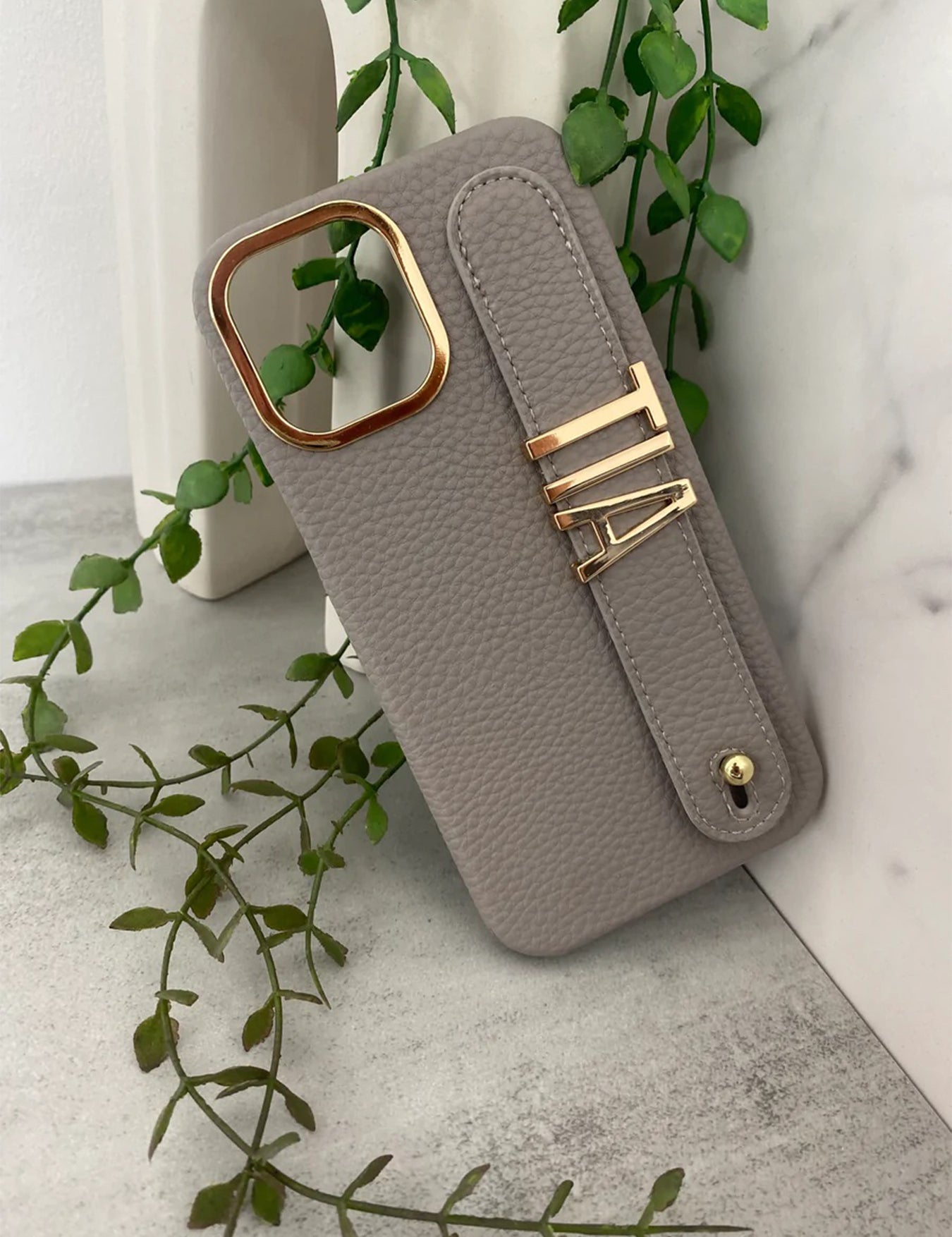 SERENA Custom Lettering Handle iPhone Case