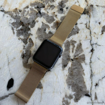 ATLAS Milanese Apple Watch Strap & Cover - Luxe Life Accessories